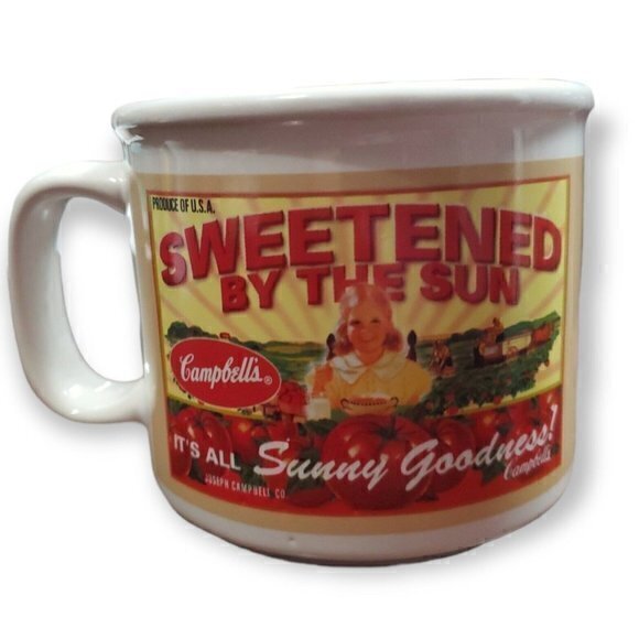 VINTAGE 2005 CAMPBELLS SOUP MUG / CUP - 14 OZ - DELICIOUS VEGETABLES‎ - Picture 1 of 4